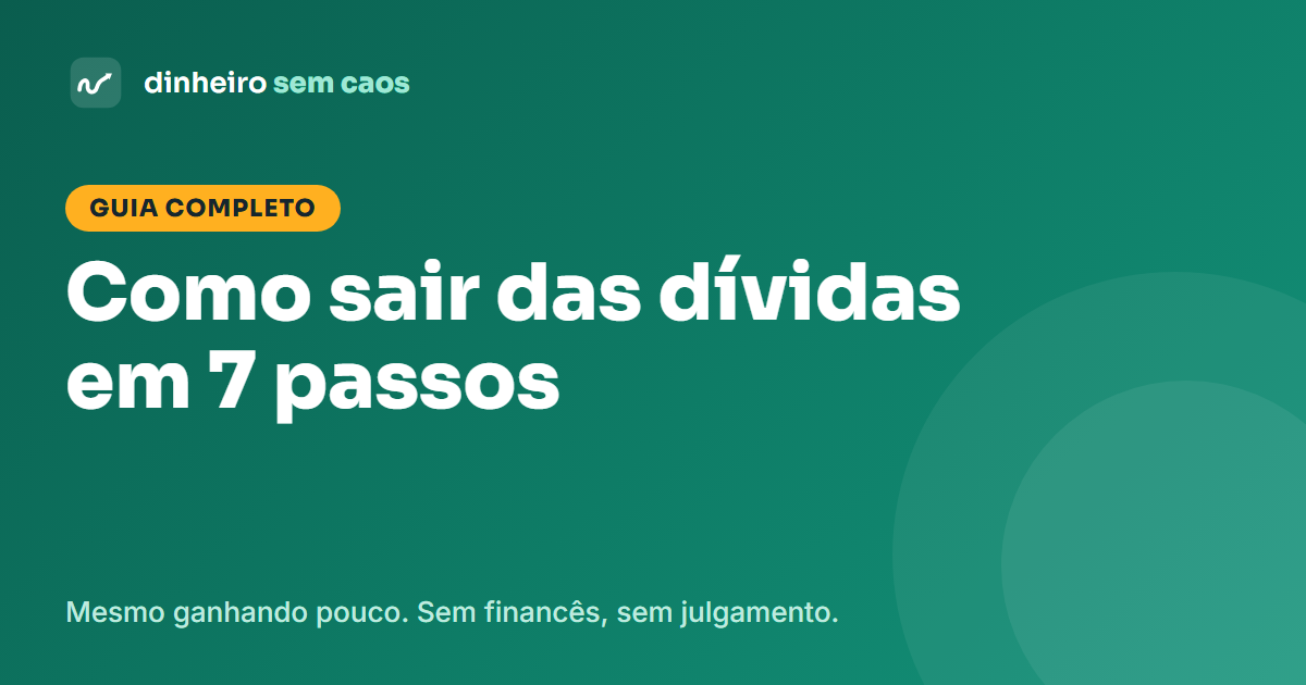Guia completo: como sair das dívidas em 7 passos