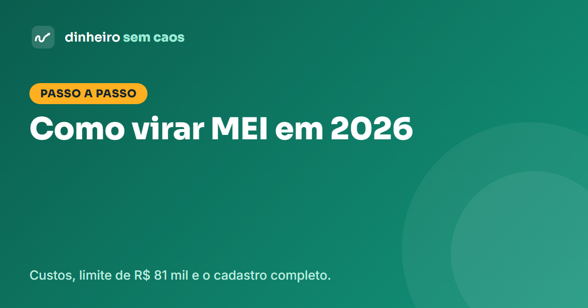 Como virar MEI: custos, limites e passo a passo completo